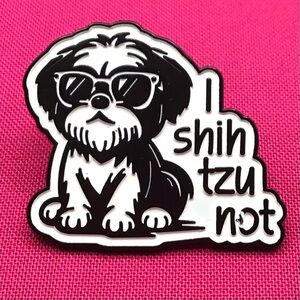 Shih Tzu Enamel Pin